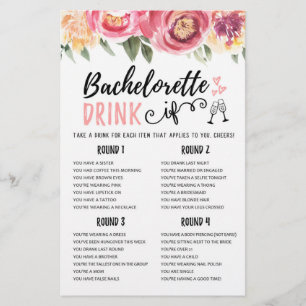 DRINK IF Bachelorette or Hen Party game