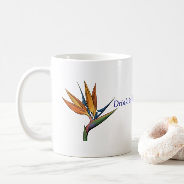 Drink in the Exotic Calm Coffee Mug (With Donut)