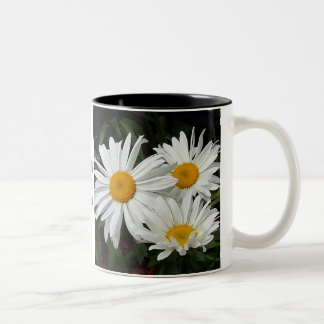 "Drink in the sights today" floral mug