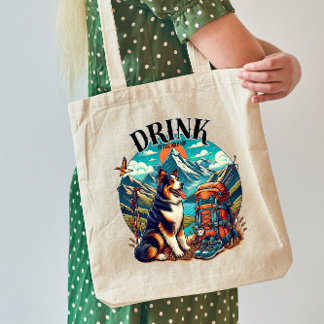 Drink In the Wild Air Bernese Mountain Do Tote Bag