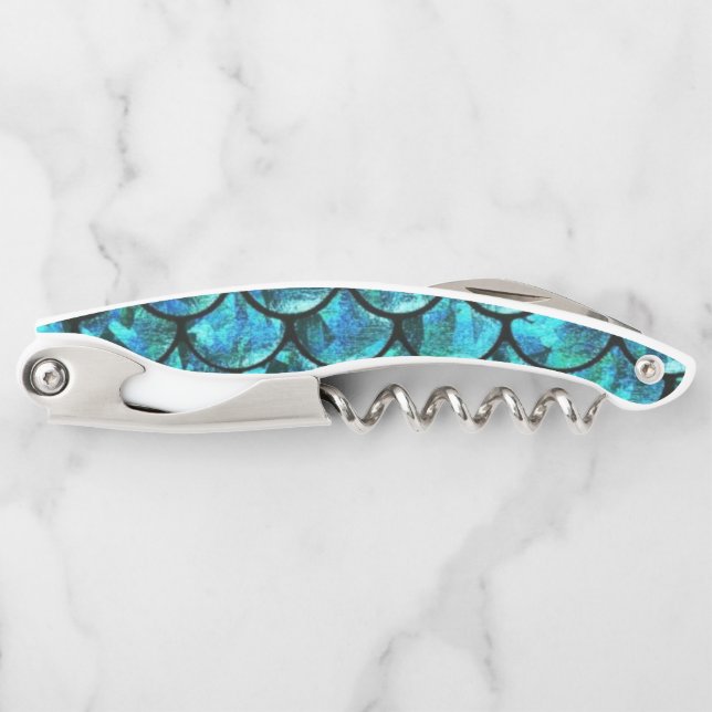 Drink like a mermaid. corkscrew (Front)