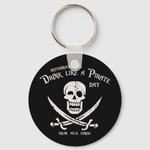 Drink Like a Pirate Keychain