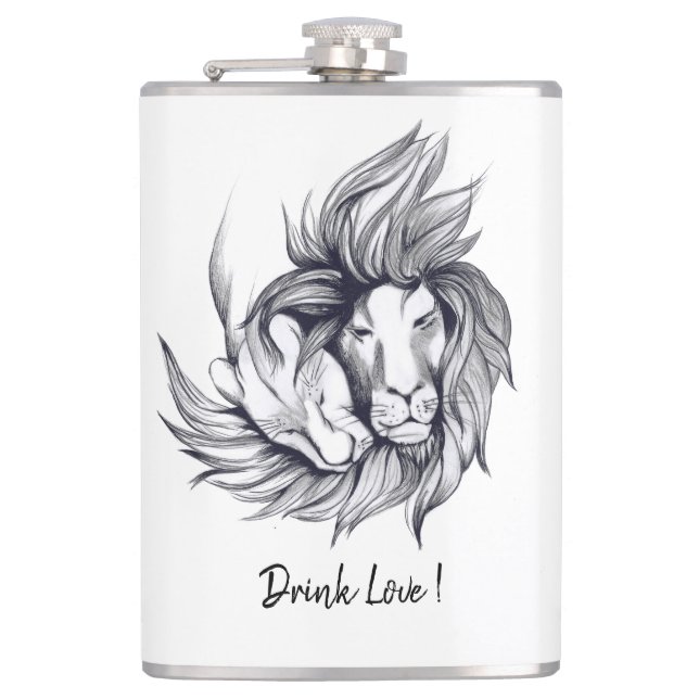 Drink love  Flask (Front)