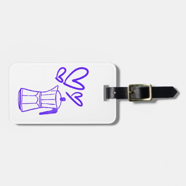 drink luggage tag (Front Horizontal)