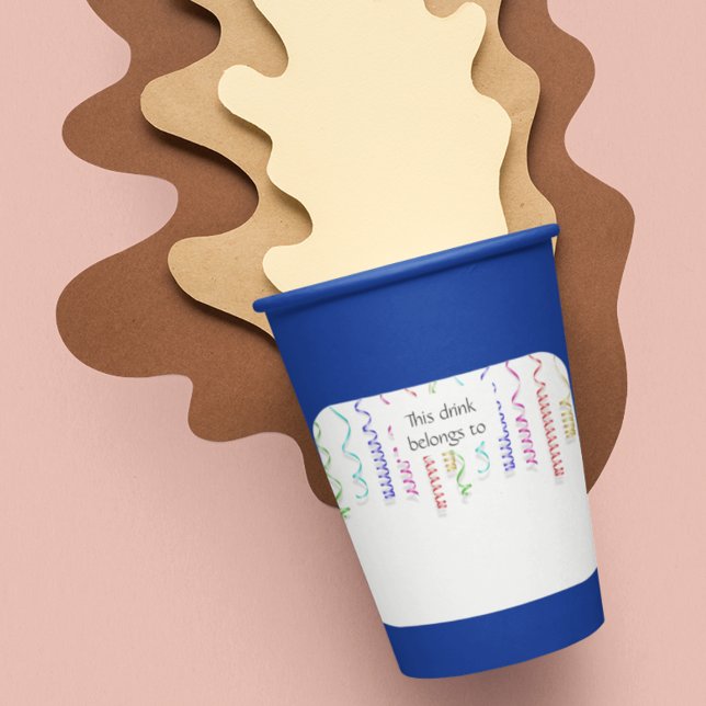 Drink Marker Identifier Tag Celebration Party (Creator Uploaded)