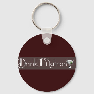 Drink Matron Logo Keychain