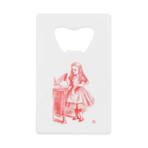 Drink Me (Alice) Credit Card Bottle Opener