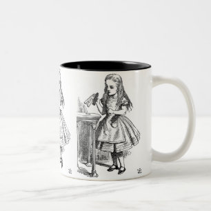 Drink Me (Alice in Wonderland) Two-Tone Coffee Mug
