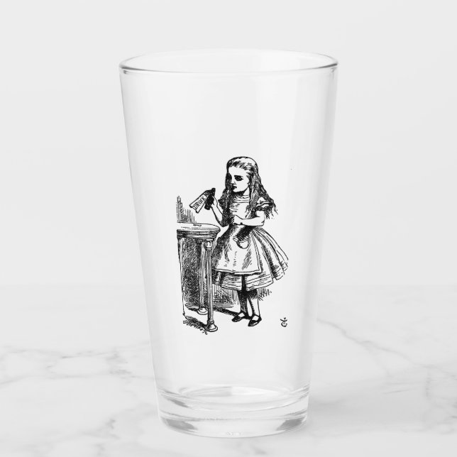 Drink Me (Alice's Adventures in Wonderland) Glass (Front)