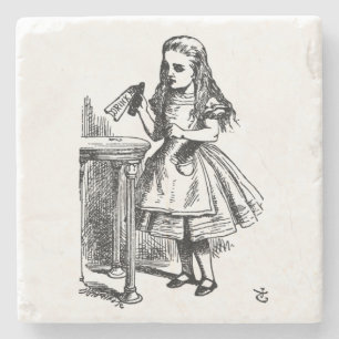 Drink Me (Alice's Adventures in Wonderland) Stone Coaster