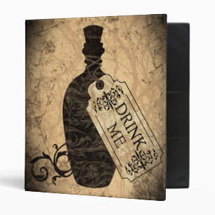 Drink Me Bottle Binder