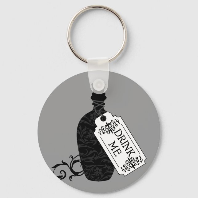 Drink Me Bottle Keychain (Front)