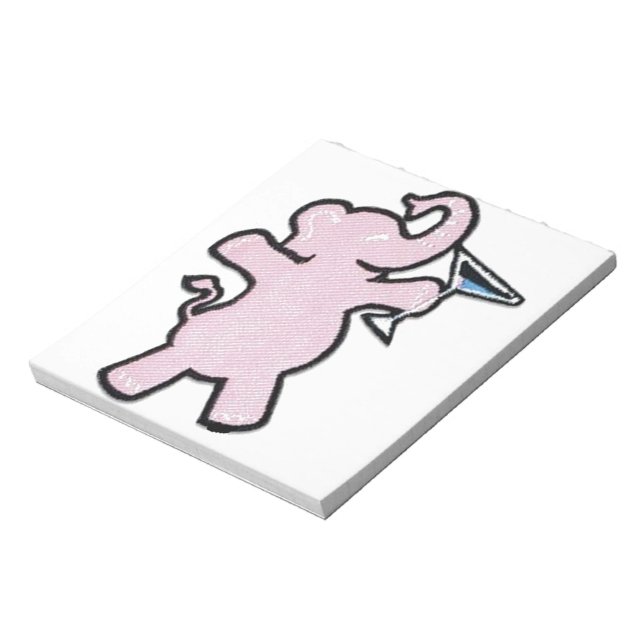 Drink Me Pink Notepad (Rotated)