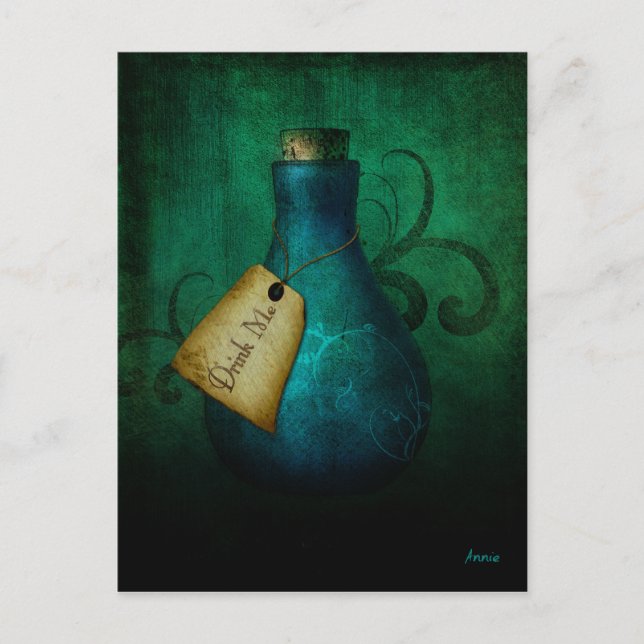 Drink Me Postcard (Front)