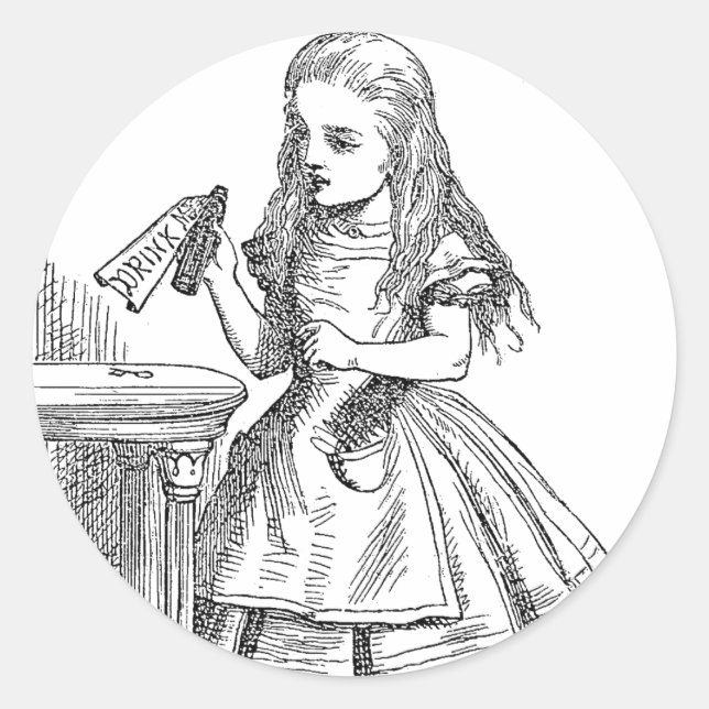 Drink Me Sticker (Front)