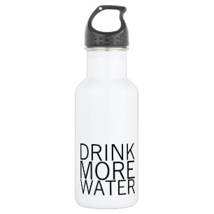 Drink More Water Simple Minimalist 532 Ml Water Bottle