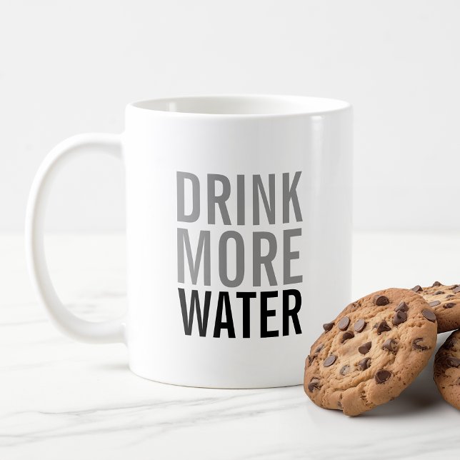 Drink More Water | Simple Minimalist Coffee Mug (Creator Uploaded)