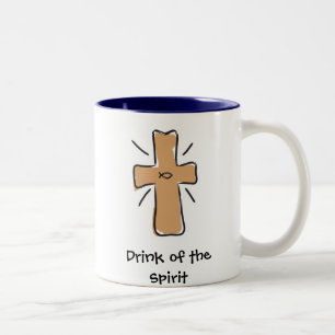 Drink of the Spirit Christian coffee mugs