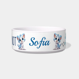 DRINK or Not Cat Mouse Fish Personalized Bowl