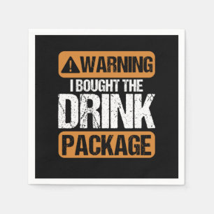 Drink Package Cruise Cruising Cruise Ship Vacation Napkin