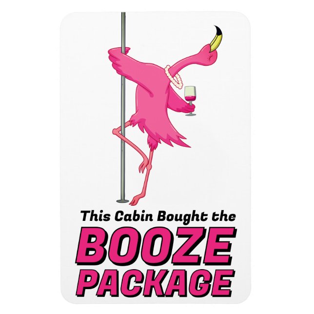 Drink Package Cruise Ship Stateroom Magnet (Vertical)