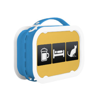 Drink, Sleep and Veterinarians Lunch Box