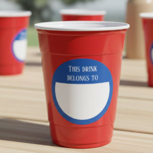 Drink Sticker Marker Name  Labels Party