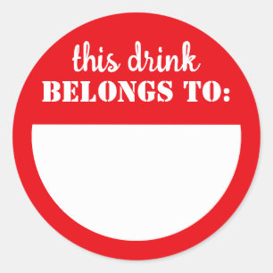 Drink Stickers   Paper Labels for Parties & Small 