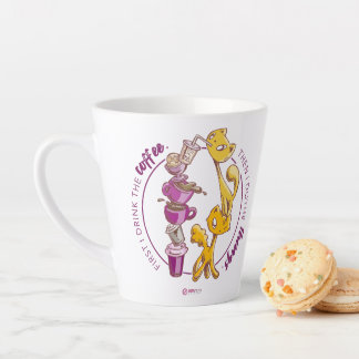 Drink the Coffee, Do the Thing Latte Mug