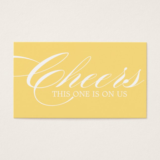 Drink Tickets - Pack of 100 (Front)