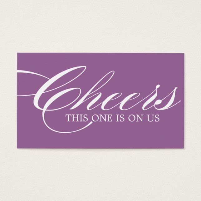 Drink Tickets - Pack of 100 (Front)