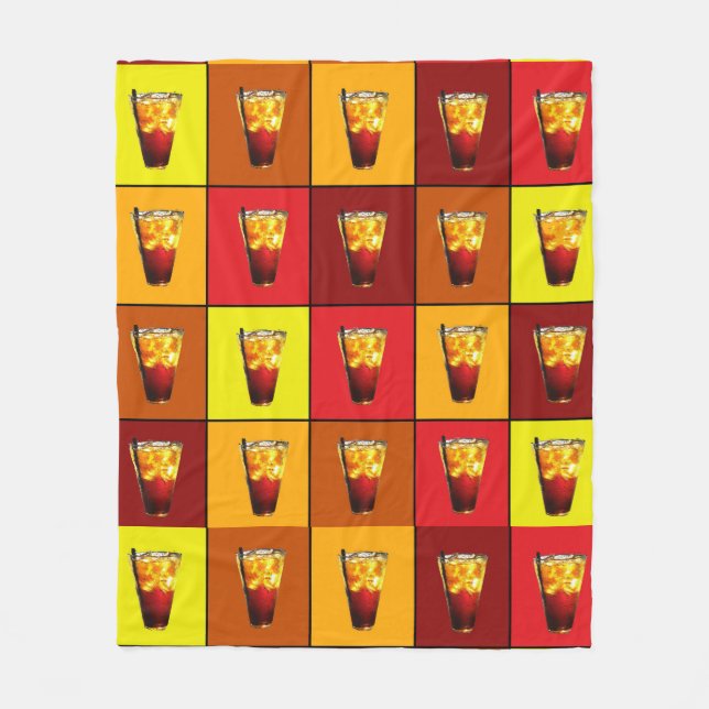 Drink Up Fleece Blanket (Front)