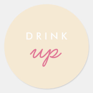 Drink Up Welcome Bag Sticker