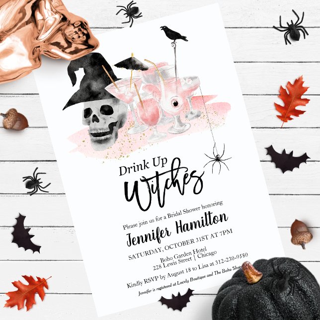 Drink Up Whitches Halloween Cocktail Bridal Shower (Creator Uploaded)