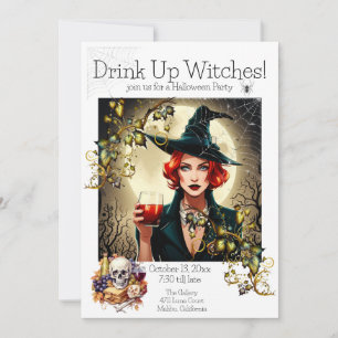 Drink up Witches  Invitation