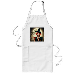 Drink Up Witches Long Apron