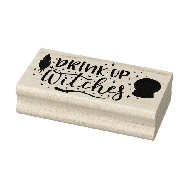 Drink up Witches Rubber Stamp (Stamp)