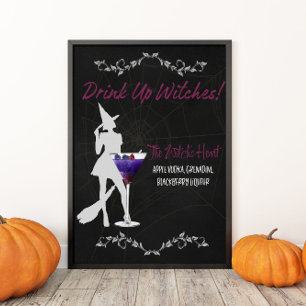 Drink Up Witches Signature Drink Poster