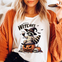 Drink Up Witches Vintage Raccoon Halloween