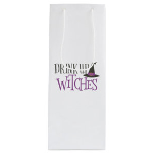 Drink Up Witches Wine Gift Bag