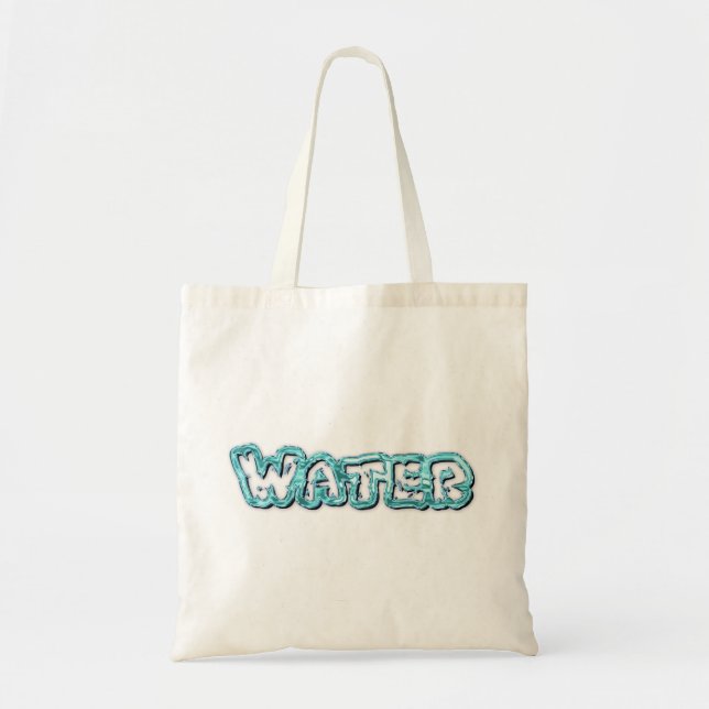 Drink water letters tote bag (Front)