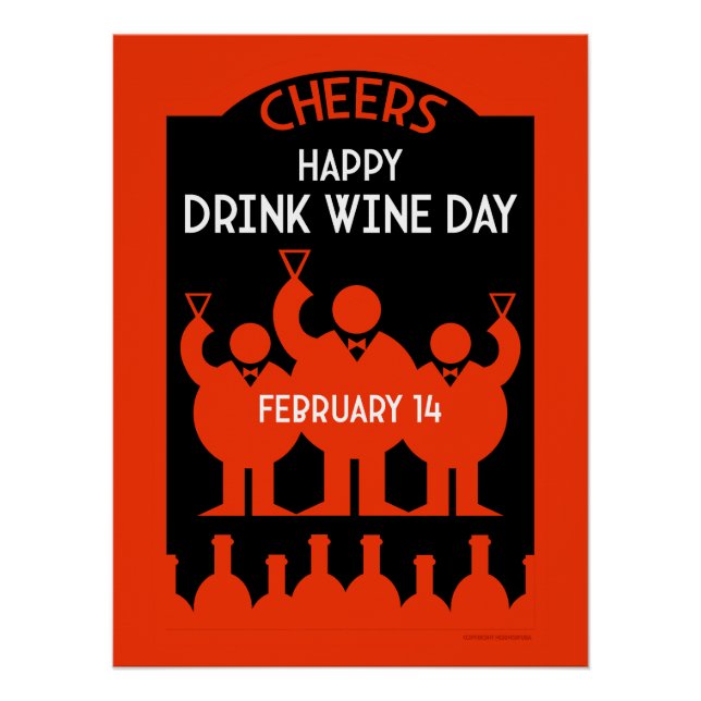 Drink Wine Day  Poster (Front)
