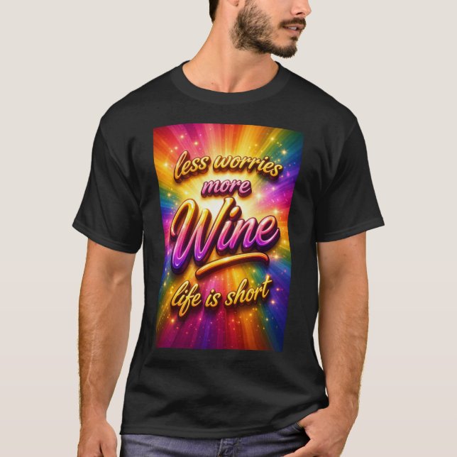 Drink Wine T-Shirt (Front)