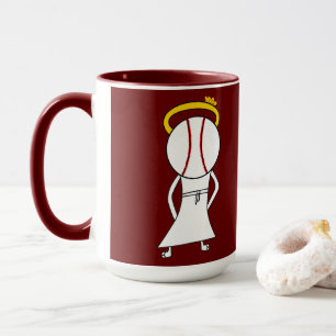 DRINK YOUR FAITH. ACT LIKE A S AINT. MUG