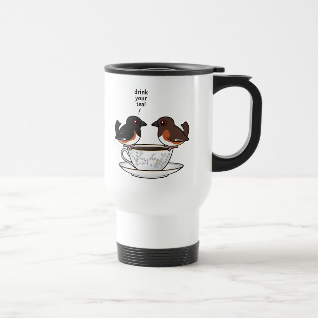 Drink Your Tea! Travel Mug (Right)