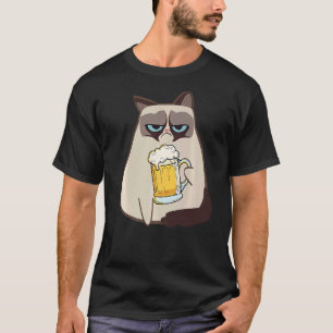 Drinkers 365 Beer Cat Style T-Shirt