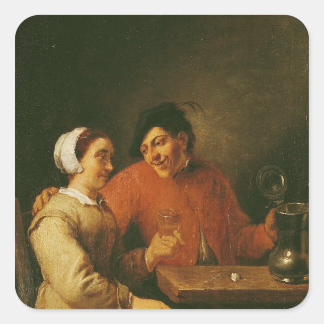 Drinkers Square Sticker (Front)