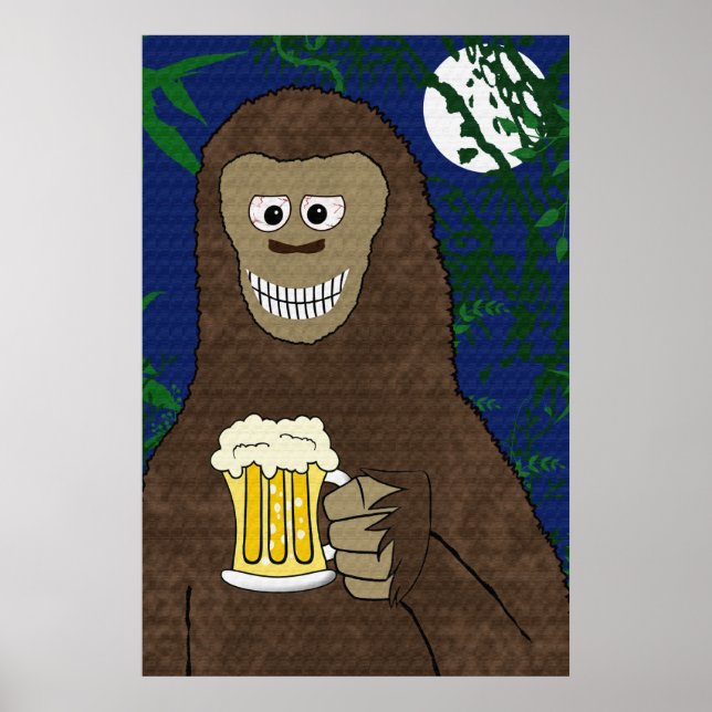 Drinkin' Bigfoot Print (Front)