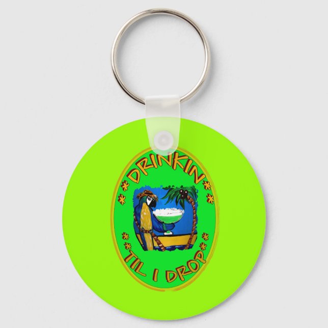 DRINKIN' TIL I DROP KEYCHAIN (Front)
