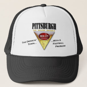 Drinkin' Town with a Football Problem Trucker Hat
